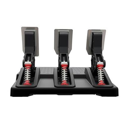 DOYO Racing Wheel Pedals, PC Gaming Steering Wheel Pedal Set, Swappable Springs, Adjustable, Durable, Compatible with PC Win11/Win10/Win7