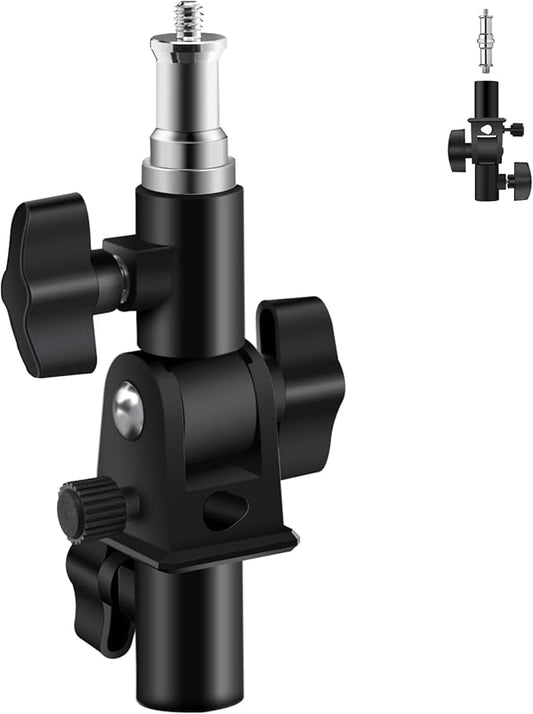 WELLMAKING U-Shape Camera Flash Mount Bracket for Video Studio Light
