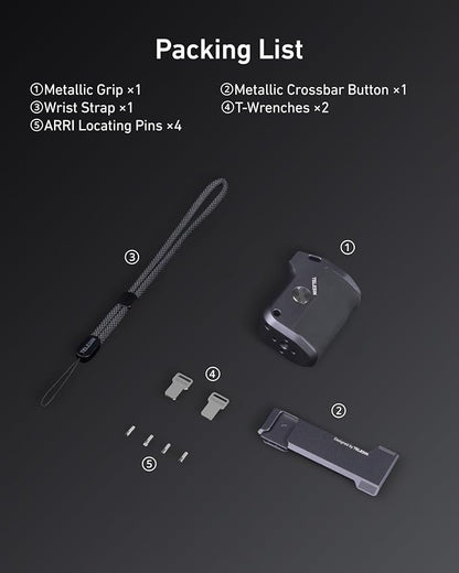 TELESIN Street Grip Kit For Hero 9-13 | Without Metal Rabbit Cage | Camera Grip Holder with Seesaw Design | Ergonomic Handle Grip Design | Backup TF Card Slot | Quick Battery Access | Vlog Grip Holder