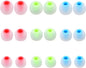 Silicone Replacement Earbud Tips Earbud Covers Ear Tips Fit for in-Ear Headphones (Inner Hole 3.8mm -5.1mm) Earbud Replacement Tips 9 Pairs