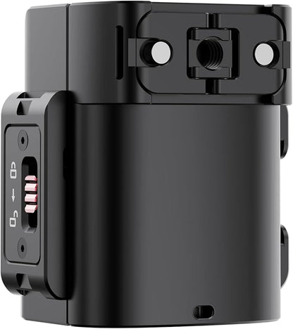 ULANZI PK-06 Expansion Adapter Accessories for DJI Osmo Pocket 3 - Aluminum Protective Cage Metal Bracket Mount with 1/4 Screw Holes/Gopro Adapter/Cold Shoe/Osmo Action Quick-Release