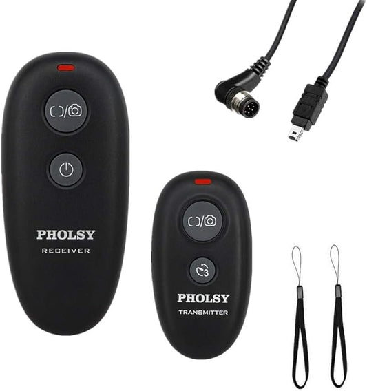 PHOLSY Wireless Shutter Release for Nikon Camera Remote Control