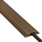 ZhiYo 10ft Cord Covers for Wires on Floor, Self-Adhesive Cord Hider, Gray