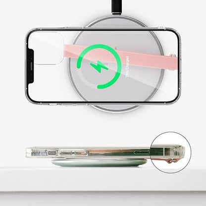 Sinjimoru C-Shaped Clip Finger Phone Grip, Silicone Loop for iPhone Case & Samsung. Lavender 210