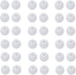 36 Pieces Small Earbud Tips Soft and Comfortable Ear Bud Replacement Pieces Silicone Fit Most in-Ear Headphones，Inner Hole 3.8mm -5.5mm，Small Clear White Replacement Eartips