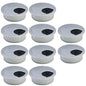 10 Pcs Desk Grommet 2" / 50 mm, Desk Cord Hole Cover, Cable Grommet ABS Plastic, Desk Hole Grommet for Home & Office Pc, Detachable Cable Cord Organizer-Silver Sand