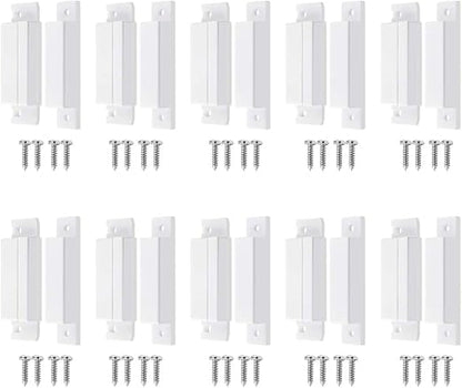 MC-31 Surface Mount Wired NC Door Contact Sensor Alarm Magnetic Reed Switch White 10pcs