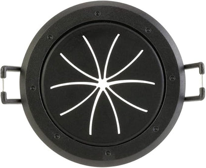 Construct Pro Speedy Spring-Lock Cable Pass Through Port, 2 inch Inner Diameter, Black CON6061SPZ