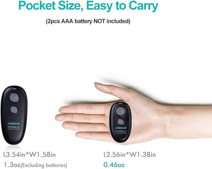 AODELAN Wireless Shutter Release for Canon T7, T7i,EOS RP, T6, 5D Mark IV, T3i, SL1, T3, 1300D,6D, T5,T2i, for Fujifilm X-T3 Replace Canon RS-60E3 and RS-80N3 Remote Switch