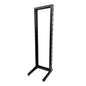 GlobalRack 12U Wall Mount Open Frame, 18" Depth, w/ 2X 1U Shelves