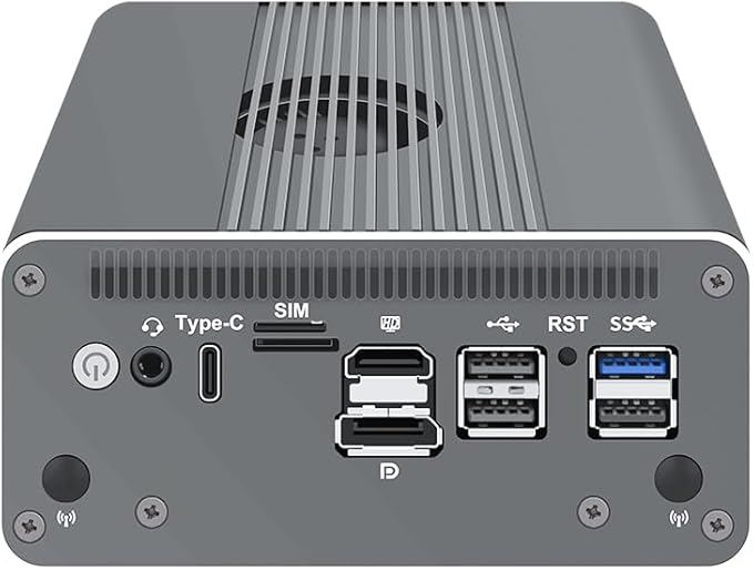 CWWK Intel Alder Lake N100(4C/4T Up to 3.4GHz)/N305(8C/8T Up to 3.8GHz) Dual SFP+10GbE Mini PC|4xIntel I226-V 2.5GbE |DDR5 Memory|PCI-E x4|HDMI+DP+Type-C (10 Gigabit N100, 16G RAM 1TB SSD)
