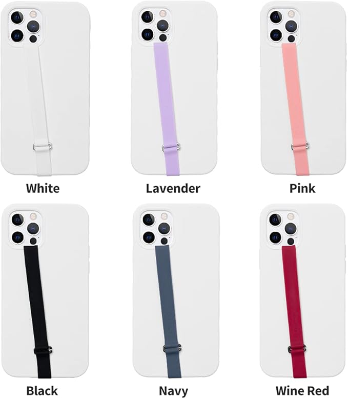 C-Shaped Clip Finger Phone Grip, Sinjimoru Silicone Cell Phone Strap for Phone Case with Clip as Phone Loop Holder for iPhone Case & Samsung Phone. Sinji Loop Clip Wine Red 230
