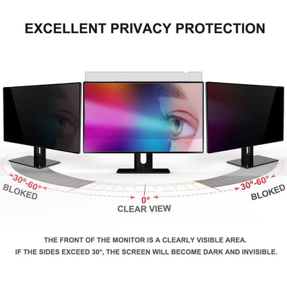 GUMIKE 2-PACK 24 inch Computer Privacy Screen Filter Suitable for 16:9 Aspect Ratio Widescreen Monitor - Blue Light Filter- Anti-Glare & Anti-Scratch Protector Film ([2-Pack] 24" Widescreen (16:9)