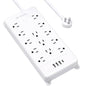 TROND Power Strip Surge Protector 10ft Cord, 4000J, 4 USB, ETL Listed,Black