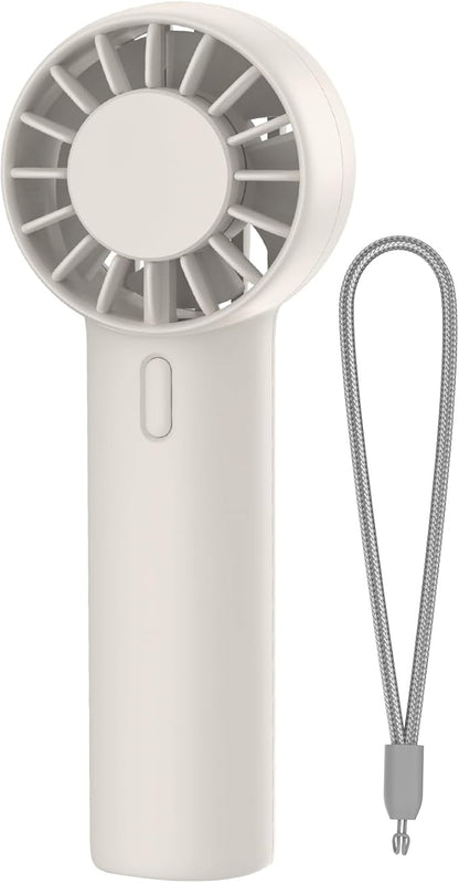Mini Portable Fan, USB Personal Handheld Fan with 3-Speed Cooling Wind Rechargeable Battery Operated Mini Pocket Design for Desktop/Travel/Outdoor/Vacation/Concerts/Lash Makeup-Grey