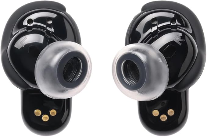 AZLA SednaEarfit Crystal for Bose Earbuds 2 Pair - Bose Earbuds Replacement Tips - Compatible with Bose Quietcomfort Ultra Earbuds, Bose QC Earbuds II (L)