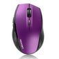 TECKNET Bluetooth Mouse, 4800 DPI Computer Mouse, 2-Year Battery Wireless Mouse 6 Adjustable DPI, 6 Buttons Compatible with Laptop/Windows/Computer(Purple)