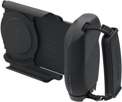 ShiftCam ProGrip Starter Kit – DSLR-Style Phone Camera Grip with Built-in Powerbank, Wireless Shutter Button and Qi Charging, Freestanding Dock & Tripod Mount – Compatible w/Android & iPhone