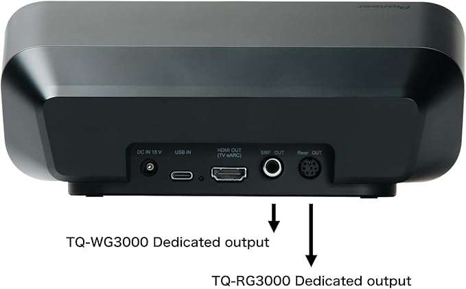 PIONEER,Desktop Gaming Speaker,Sound TECTOR,Compact Front Speaker with LED Sound Sensing Meter,PC,PS5/PS4,Switch,USB, HDMI, Bluetooth,Speakers 5.1ch/7.1ch Surround, TQ-FG3000