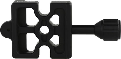 Haoge CP-MAS Screw Knob Clamp Adapter Mount for Quick Release QR Plate Camera Tripod Ballhead Monopod Ball Head Fit Arca Swiss and Manfrotto 200PL-14 RC2 Plate