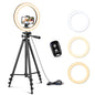 SENSYNE Ring Light with Stand, 50" Phone Tripod with Wireless Remote