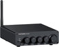 Fosi Audio Bluetooth Subwoofer Amplifier 2.1, BT30D Pro Subwoofer Amp with TPA3255 Chips 165W x2+350W & Bass Treble Control, 2.1 Channel Sub Amplifier for Desktop/Outdoor/Bookshelf Speakers