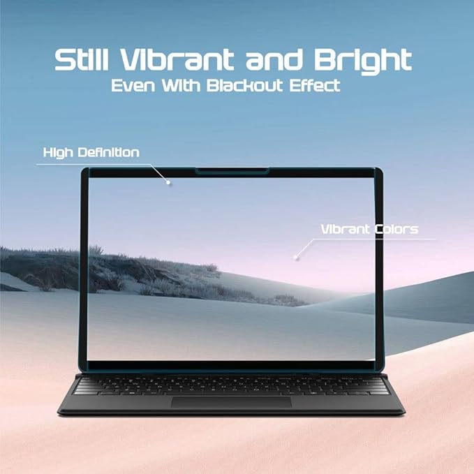 Computer Privacy Screen Filter for Widescreen Monitor - Anti-Glare, Blue Light Reduction, and Privacy Shield Protector - 20.1 Inch 16:10 Aspect Ratio