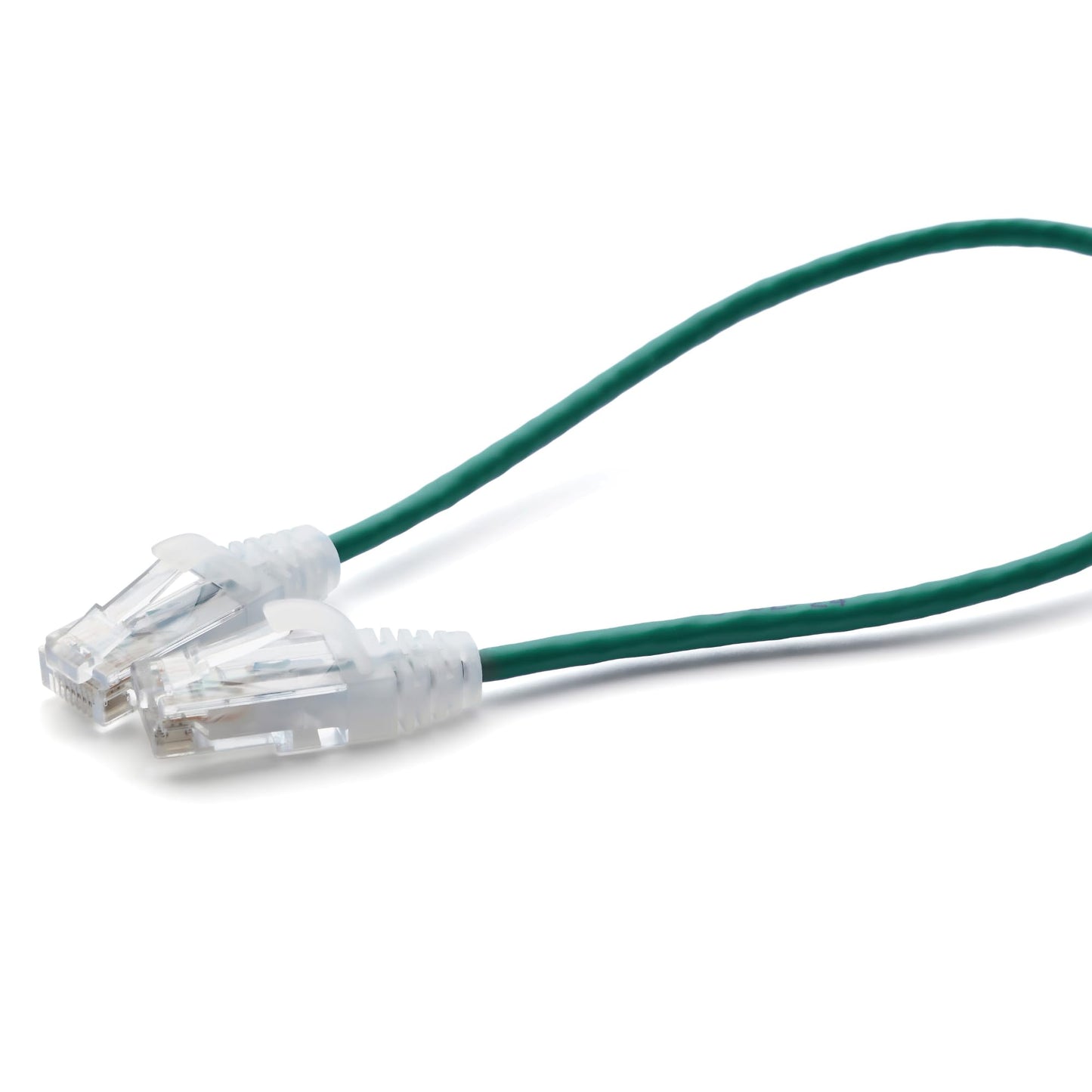 TRUECABLE Cat6 Component Rated Patch Cable, Unshielded (U/UTP), 1ft, Green, 28AWG Stranded Pure Copper, Snagless 10G High-Speed Ethernet Cable, PoE++ 4PPoE 100W, UL Listed, RoHS-3, 1 Pack