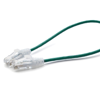 TRUECABLE Cat6 Component Rated Patch Cable, Unshielded (U/UTP), 1ft, Green, 28AWG Stranded Pure Copper, Snagless 10G High-Speed Ethernet Cable, PoE++ 4PPoE 100W, UL Listed, RoHS-3, 1 Pack