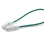 TRUECABLE Cat6 Component Rated Patch Cable, Unshielded (U/UTP), 1ft, Green, 28AWG Stranded Pure Copper, Snagless 10G High-Speed Ethernet Cable, PoE++ 4PPoE 100W, UL Listed, RoHS-3, 1 Pack