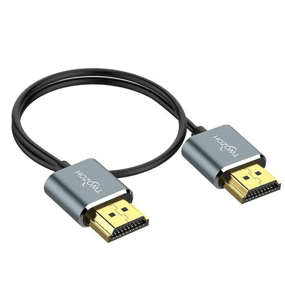 Twozoh Ultra-Thin Long HDMI to HDMI Cable 30FT, Hyper Slim HDMI 2.0 Cable, Extreme Flexible HDMI Cord Support 3D/4K@60Hz, 2160P, 1080P