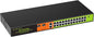 24-Port Gigabit PoE+ Managed Switch, Cloud/Web Smart, 360W Total, 28-Port (24 PoE+ 2 Uplink 2 SFP), Rackmount, VLAN, Port Mirroring for SMB/Office