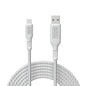BLACK+DECKER Lightning to USB Cable - Fast Compatible iPhone Lightning Cable - Durable Braided iPhone Charger Cord - for Travel and Daily Use - Multiple Color + Length Options - 9ft