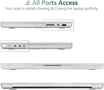 DONGKE for M4 MacBook Pro 16 Inch Case 2024 2023 2021 A3403 A3186 M3 A2991 M2 A2780 M1 A2485 Pro/Max Chip, Plastic Hard Shell Case & Keyboard Cover for Mac Pro 16 with Touch ID, Floral Artistic