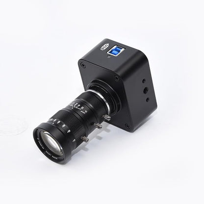 MOKOSE USB Camera 4K, USB3.0 Manual Focus Webcam with C-Mount 10-55mm Telephoto Zoom Lens, IMX678 1/1.8" 8MP Sensor Support YUY2,Web Camera for Desktop Computer Laptop