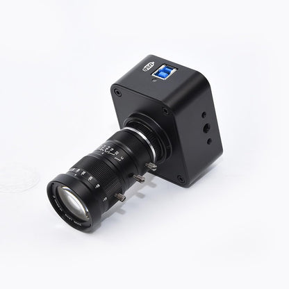 MOKOSE USB Camera 4K, USB3.0 Manual Focus Webcam with C-Mount 10-55mm Telephoto Zoom Lens, IMX678 1/1.8" 8MP Sensor Support YUY2,Web Camera for Desktop Computer Laptop