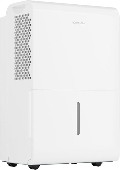 hOmeLabs 50 Pint Wi-Fi Dehumidifier for up to 7,000 Sq Ft Rooms (MAX 120 Pint at 95°F, 90% RH) – Powerful Humidity Control for Large Rooms and Basements