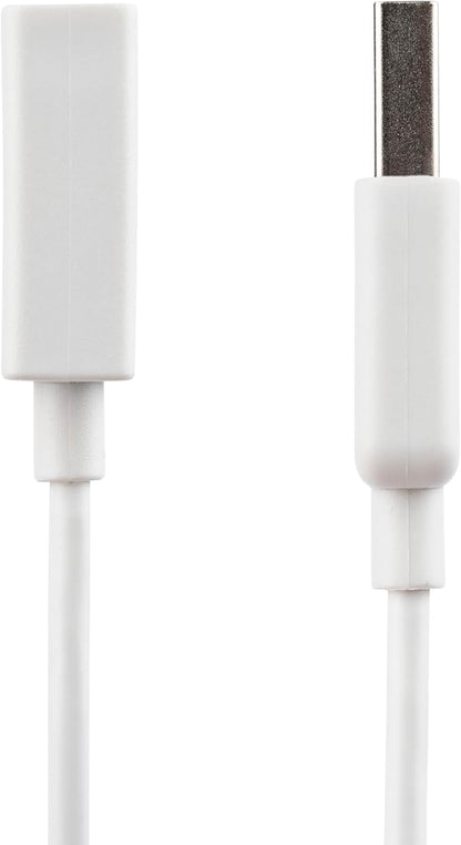 StarTech.com 2m White USB 2.0 Extension Cable Cord - A to A - USB Male to Female Cable - 1x USB A (M), 1x USB A (F) - White, 2 meter (USBEXTPAA2MW)