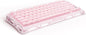 GravaStar Mercury K1 75% Pink Wireless Keyboard, Aluminum Alloy Exoskeleton Design Mechanical Gaming Keyboard, Gasket Hot-Swap Socket, Linear Switches, RGB Backlit