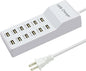 USB Charging Station with 12 Port Power Strip Fast Charging hub for Multiple Devices Compatible with Cell Phones Tablets Laptops (12 USB Ports)