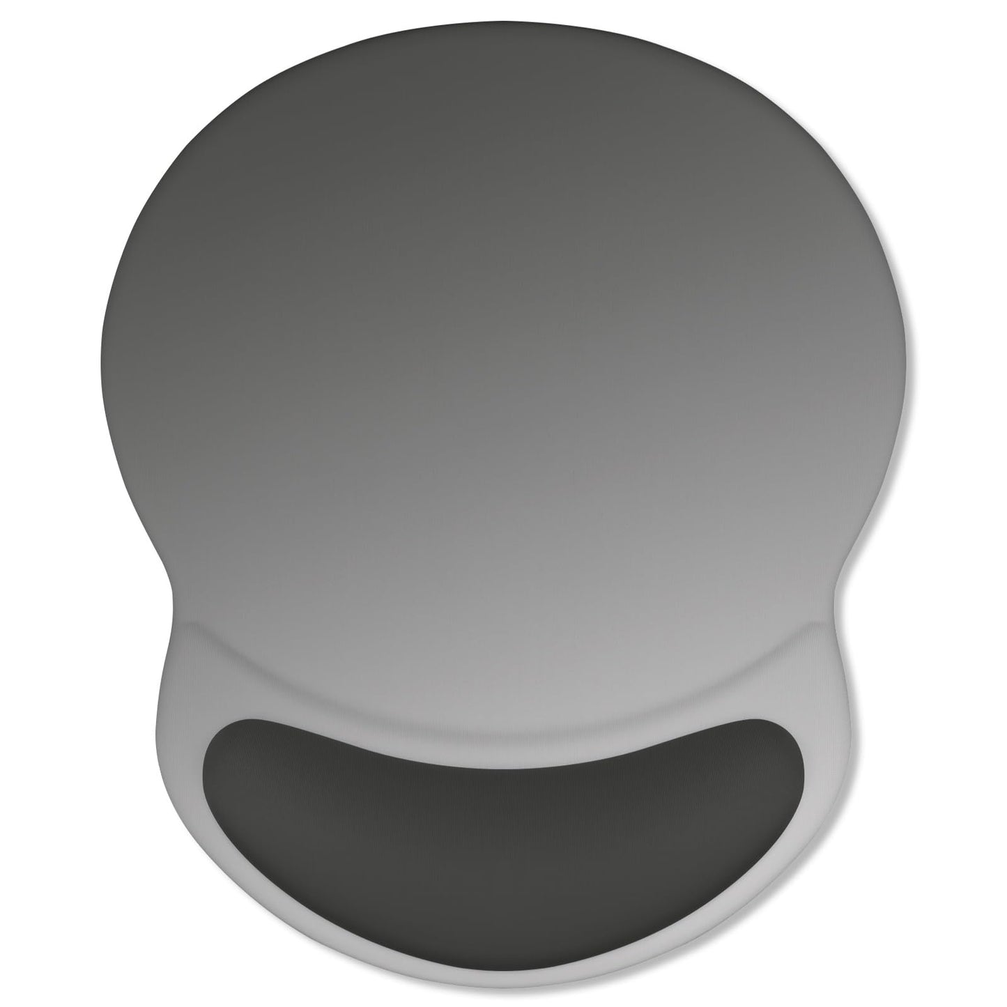 ITNRSIIET Ergonomic Mouse Pad with Comfort Gel Wrist Rest, Non-Slip PU Base, Smooth Textured Surface, Reduces Hand Fatigue & Wrist Pain, 8.7 x 7.2 Inch for Office Gaming Home, Gray Gradient