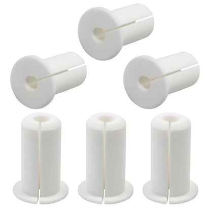 EASYEAH 2pc Black Starlink Cable Grommets 1" Silicone Wire Hole Grommet