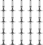 YuCool 20 Pieces Passive Stylus Pen Replacement Disc Tips, Universal Nibs Compatible with Capacitive Touch Screen