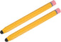 MECCANIXITY 2pcs Stylus Pens for Touch Screens Hexagon Crayon Stylus Pen Universal Capacitive Stylus for All Touch Screen Devices, 4.7" Yellow