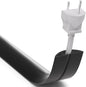 ZhiYo 5.6ft Cord Covers for Wires on Floor, Cord Hider Floor Hide Extension Cords, Soft PVC Cable Cover Cable Protector, Wire Cavity W0.62in H0.31in, Black
