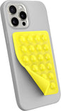 StickyGrippy Suction Phone Case Mount, Sillicon Adhesive Phone Accessory for iPhone and Android, Hands-Free Fidget Toy Mirror Shower Phone Holder, Tiktok Videos and Selfies (Blue)