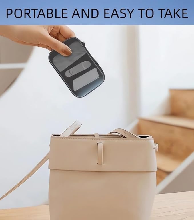 2024 Smartphone Camera Mirror Reflection Clip Kit -【New Version】 Smartphone Selfie Reflector, Adjustable Mobile Phone Reflection Camera Clip, Mirror Reflection Phone Clip for All Phones (2PCS-Balck)