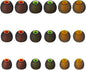Earbud Tips Soft Silicone Earbuds Replacement Tips Fit for in-Ear Headphones(Inner Hole from 3.8mm - 4.2mm Earphones) 9 Pairs S/M/L