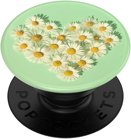 PopSockets Adhesive Phone Grip, Holder, Phone Stand, Daisy - Daisy Lover