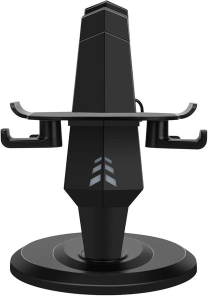 TechKen Charging Stand for Meta Quest 2, VR Headset Charging Dock for Quest 2 Accessories Stand Holder, VR Controllers Holder